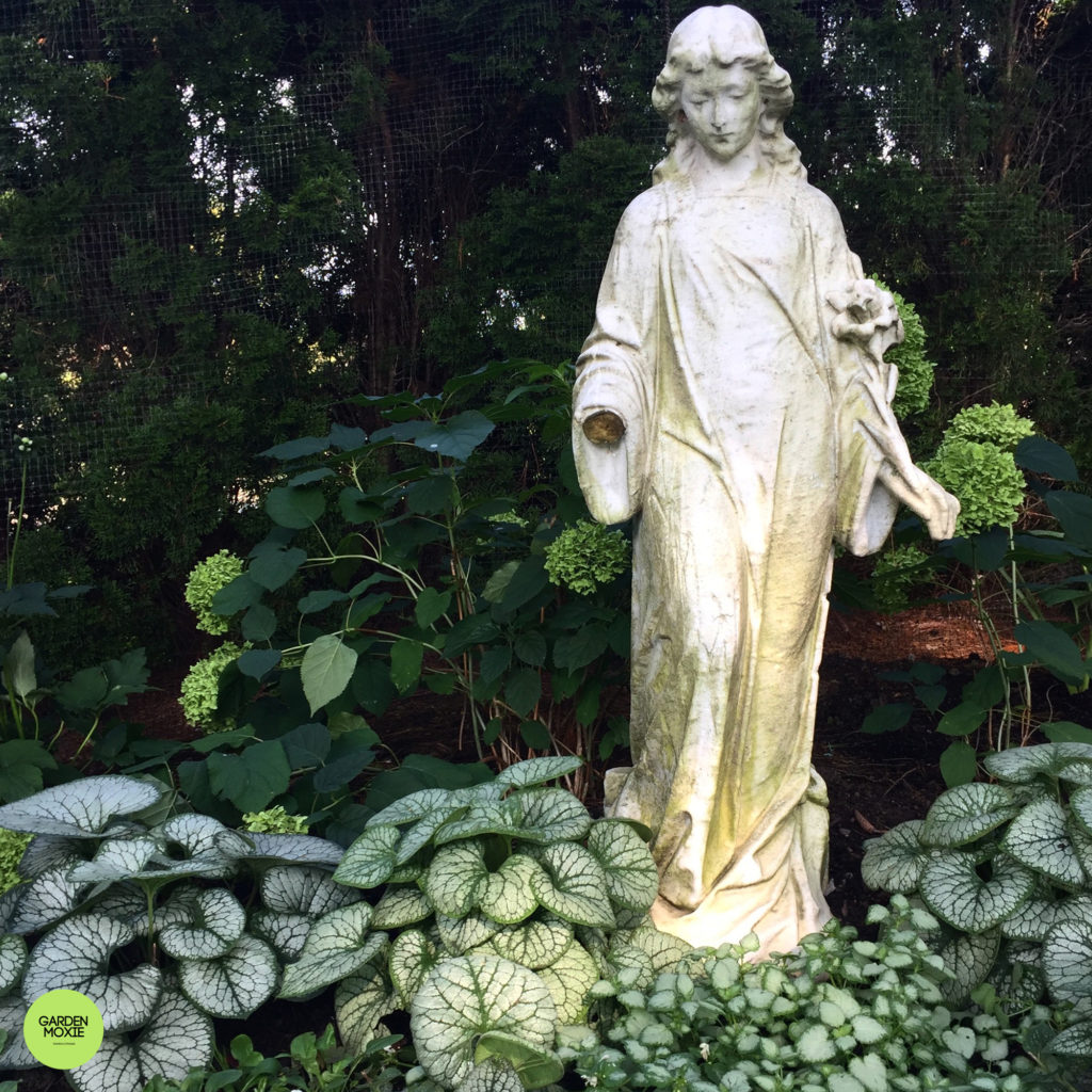 Statue in my Mary Garden