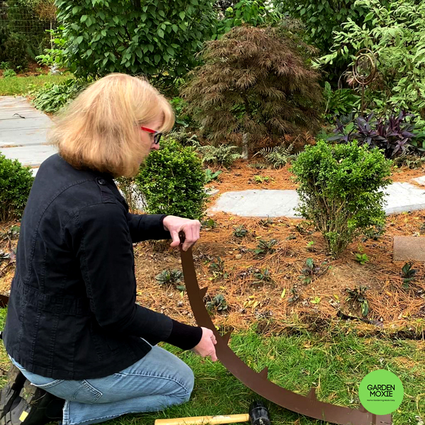 Home Garden–How To Install Elegant Steel Landscape Edging in 10 minutes